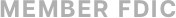 member FDIC logo for footer