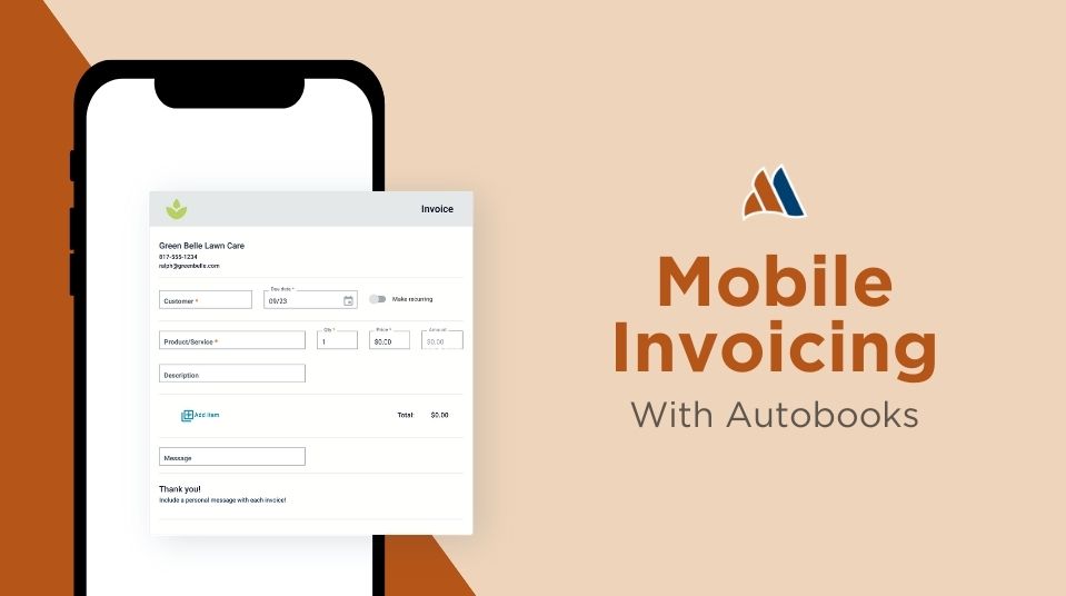 mobile invoicing with autobooks cover photo